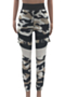 plus size camo batch printing autumn loose fashion casual pants_White