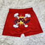 plus size new stylish letter printing stretch tight shorts_Orange_Green_White_Pink_Purple_Red