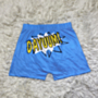 plus size 8 colors new stylish letter printing stretch tight shorts_Light Green_Black_Pink_Blue