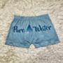 plus size 5 colors letter printing newstyle sumemr stretch hot shorts_Multicolor_Red_Sky Blue