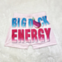 plus size 5 colors letter printing summer new fashion hot shorts_Pink