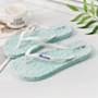 new stylish four colors solid color beach slippers(size run small)_Yellow_Blue