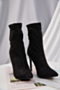 four colors autumn winter new solid color simple suede boots(heel height:10.5cm)_Beige_Brown_Black