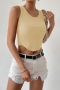exquisite 7 colors stretch knitted slim all-match vest_Black_White_Gray_Pink_Rose Red_Beige