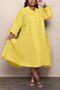 xl-5xl autumn new inelastic loose casual midi dress_Black_White_Rose Red_Blue_Yellow