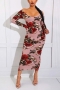 s-5xl spring plus size 4 colors flower batch printing stretch off the shoulder backless stylish midi dress_Black_Blue_Pink
