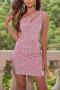 elegant slight stretch solid one shoulder sequin chain decor slim mini dress_Black_White_Gray_Pink