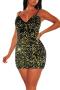 sexy plus size slight stretch solid color sequins sling slim zip-up mini dress_Black_Red_Magenta_Blue_Purple_Gold