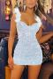 sexy plus size slight stretch slim zip-up sequins padded mini dress_Black_White