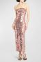 sexy slight stretch sequins sling slit with lined midi dress_Black_White_Pink_Magenta_Green_Silver_Champagne