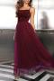sexy non-stretch mesh sequins slit backless sling maxi dress_Black_Gray_Pink_Red_Rose Red