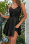 sexy slight stretch 4 colors sequins backless mini dress_Black