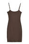 casual slight stretch simple adjustable sling tight mini dress size run small_Pink_Rose Red_Light Purple_Khaki _Brown_Reddish Brown
