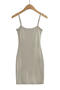 casual slight stretch simple adjustable sling tight mini dress size run small #1_Black_White_Gray_Dark Gray_Haze Blue_Beige
