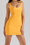 sexy slight stretch ribbed knit solid color slim mini dress(size run small)_Pink_Orange