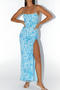 sexy slight stretch sling slim fit beads sequins high slit maxi dress_Pink_Sky Blue