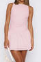 stylish slight stretch 6 colors backless mini dress_Black_White_Pink