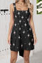 elegant slight stretch high quality 3 colors rhinestone bow decor mini dress_Black