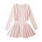 casual slight stretch 6colors solid color two-piece set mini dress(size run small)_Black_White_Gray_Pink
