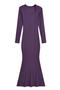 casual slight stretch square neck solid color maxi dress(size run small)_Black_Gray_Dark Gray_Pink_Yellow_Blue_Purple