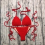sexy 12 colors orange crochet unpadded halter-neck self-tie triangle bikini sets_Black_White_Pink_Red
