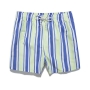 beach plus size non-stretch 5 colors stripe printing pocket quick dry shorts_White_Pink_Red_Orange_Blue