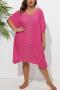 sexy 11 colors hollow crochet loose beach cover-up(only cover-up)_Black_White_Magenta