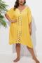 sexy 11 colors hollow crochet loose beach cover-up(only cover-up)_Black_White_Magenta_Yellow
