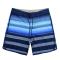 men plus size slight stretch two colors quick dry surf rafting board shorts_Dark Gray_Blue