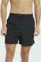 casual plus size non-stretch solid quick-drying beach shorts size run small_Black