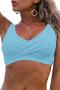 new stylish plus-size padded 12-color front twisted bikini tops_Black_White_Pink_Red_Magenta_Aqua Green_Dark Green_Sky Blue