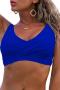 new stylish plus-size padded 12-color front twisted bikini tops_Black_White_Pink_Red_Magenta_Aqua Green_Dark Green_Sky Blue_Blue_Dark Blue_Sea Blue