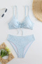 s-xl new patchwork contrast stripes padded suspender tankini sets_Black_Magenta_Sky Blue