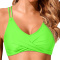 sexy plus size 7 colors padded backless lace-up bikini top_Black_White_Red_Magenta_Light Green