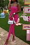 plus size six colors new stylish summer strapless stretch simple tight slim jumpsuit_Black_Light Green_Beige_Magenta