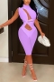 s-2xl plus size summer new stylish 6 colors stretch solid color hollow see through mesh spliced shirring zip-up sexy playsuit_Black_White_Purple