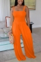 s-2xl summer new plus size 7 colors solid color stretch backless sling pockets smocked stylish jumpsuit_Black_White_Light Green_Dark Green_Blue_Orange