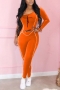 s-2xl plus size autumn new 3 colors stretch letter fixed printing one shoulder stylish sports jumpsuit_Black_Blue_Orange