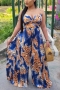 sexy plus size slight stretch backless sling wide-leg pleated jumpsuit with belt_Pink_Yellow_Orange_Sky Blue_Blue