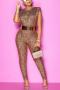 sexy plus size slight stretch sequin decor 5 colors sleeveless jumpsuit(no belt)_Black_Red_Green_Khaki