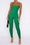 plus size sexy 9 color solid color high stretch ribbed knit slim jumpsuit_Black_White_Pink_Magenta_Orange_Green