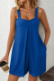 casual slight stretch 6-colors simple solid color sling loose playsuit_Black_Magenta_Light Green_Green_Sky Blue_Blue