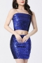 new fashion 9 colors sequins sexy stretch skirt set_Black_White_Purple_Red_Blue