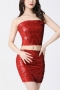 new fashion 9 colors sequins sexy stretch skirt set_Black_White_Purple_Red