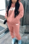 plus size slight stretch letter printing drawstring hooded sweatshirt pants set_Black_White_Purple_Dark Purple_Light Green_Red_Rose Red_Sky Blue_Blue_Dark Blue_Brown_Pink_Magenta_Orange_Yellow_Khaki _Gray_Green_Light Pink