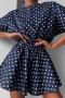 casual slight stretch crew neck heart batch printing shorts sets_White_Dark Blue