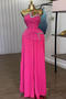 casual plus size non-stretch rhinestone decor vest pleated wide-leg pants set_Magenta