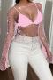 summer solid color rhinestone round neck sexy no lining loose top_Black_White_Purple_Red_Pink