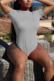 summer new stylish simple solid color 8 colors plus size stretch hollow backless sexy bodysuit_Black_White_Light Green_Red_Sky Blue_Magenta_Orange_Gray