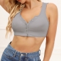 summer new 4 colors solid color stretch single-breasted knitted slim stylish crop vest_Black_White_Sky Blue_Gray